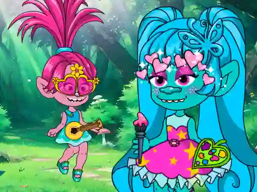 שפּיל Chibi Troll Fashion Maker אָנליין