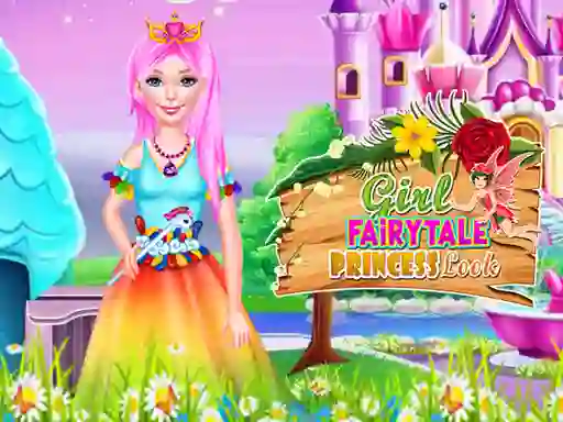 שפּיל Girl Fairytale Princess Look אָנליין