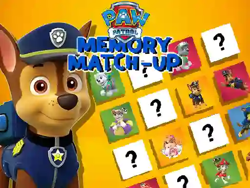 שפּיל Paw Patrol Memory Match Up אָנליין