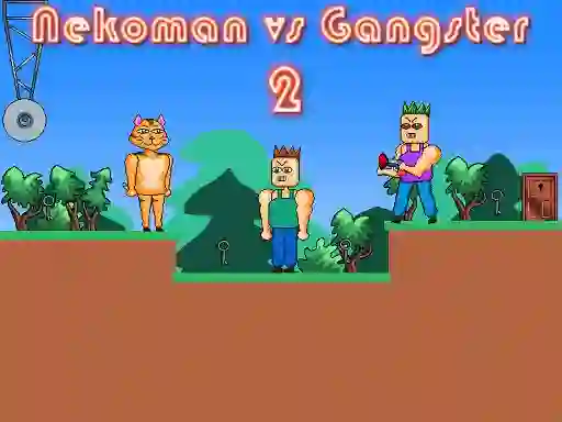 שפּיל Nekoman vs Gangster 2 אָנליין
