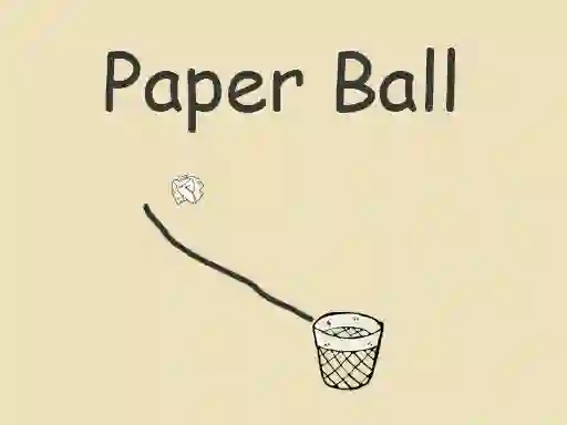 שפּיל Paper Ball אָנליין