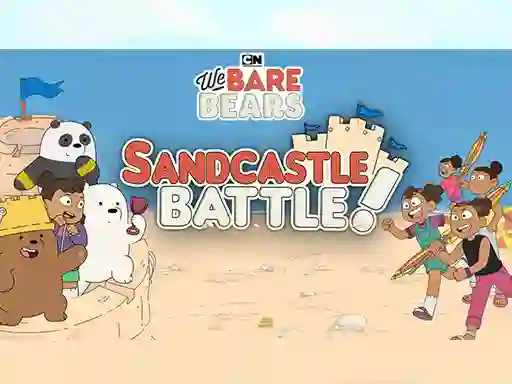 שפּיל Sandcastle Battle! We Bare Bears אָנליין