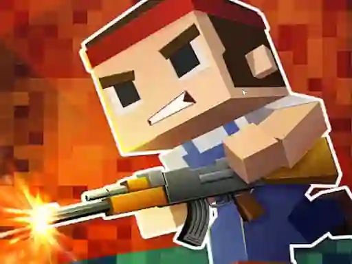 שפּיל Blocky Shooting Swat Multiplayer אָנליין