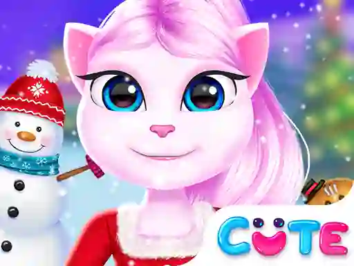 שפּיל Angela Christmas Decor Game אָנליין