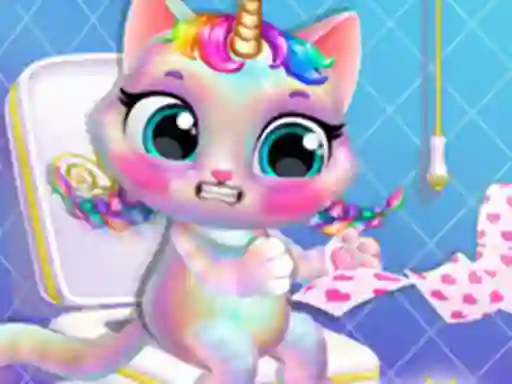שפּיל Twinkle My Unicorn Cat Princess Caring אָנליין