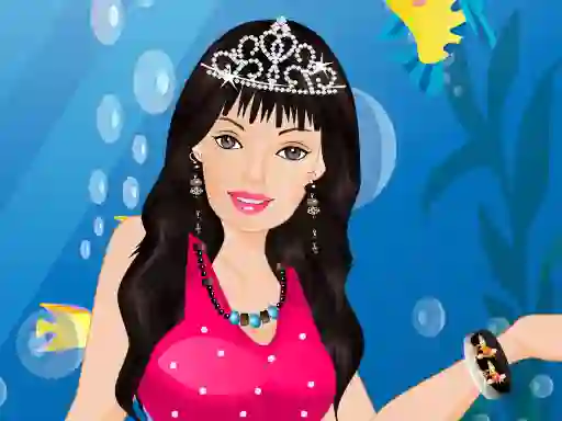 שפּיל Barbie Mermaid Dressup אָנליין