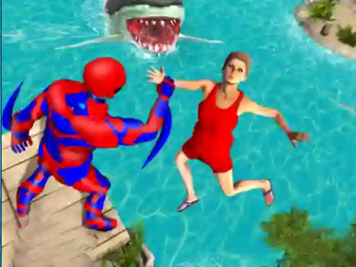 שפּיל Superhero Police Speed Hero Rescue Mission אָנליין