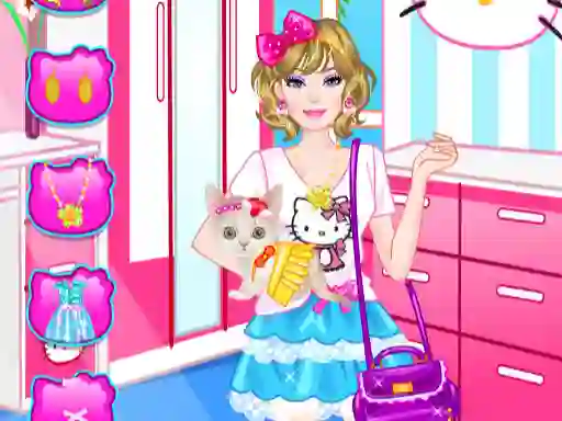 שפּיל Barbie With Kitty אָנליין