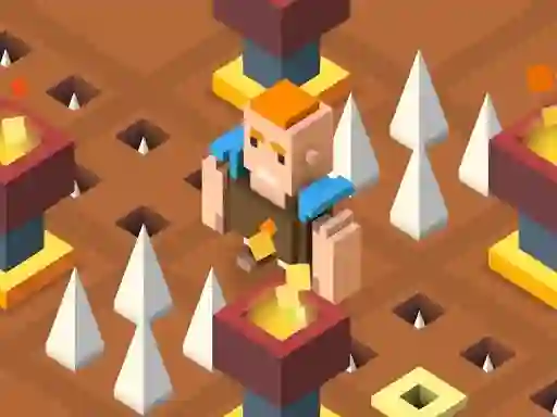 שפּיל Endless Blocky Platformer אָנליין