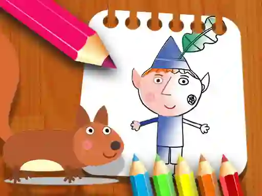 שפּיל Ben Hollys Coloring Book אָנליין