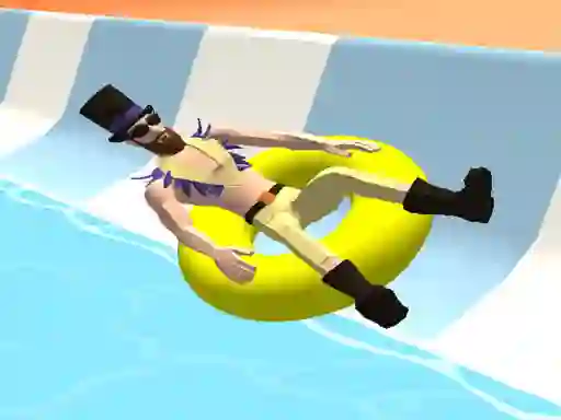 שפּיל Aquapark.io Water Slide Park אָנליין