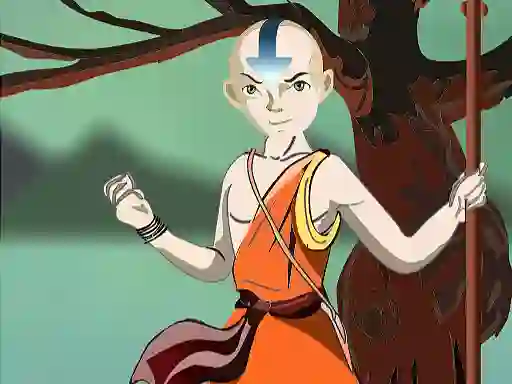 שפּיל Avatar Aang DressUp אָנליין