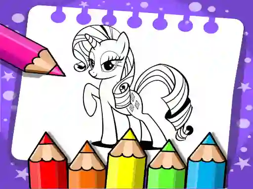 שפּיל My Little Pony Coloring Book אָנליין
