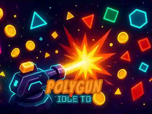 שפּיל PolyGun: Idle TD אָנליין