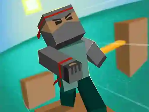 שפּיל Blocky Parkour Ninja אָנליין