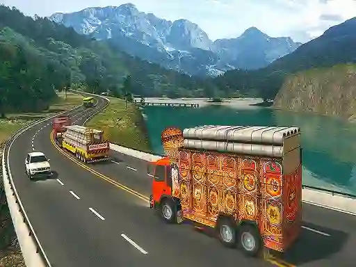 שפּיל Indian Cargo Truck Gwadar Port Game אָנליין