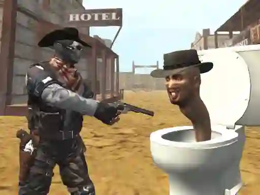 שפּיל Cowboy vs Skibidi Toilets אָנליין