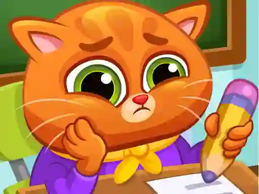 שפּיל Lovely Virtual Cat At School אָנליין