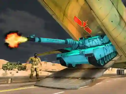 שפּיל Offroad Army Transporter אָנליין