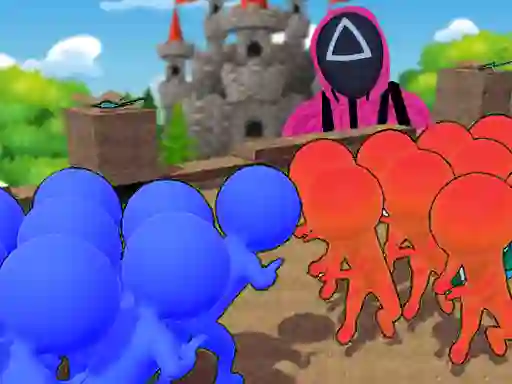 שפּיל Squid Game Crowd Pusher אָנליין