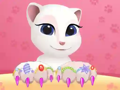 שפּיל Talking Tom Angela Great Manicure אָנליין