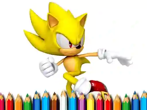 שפּיל Sonic Coloring Book אָנליין