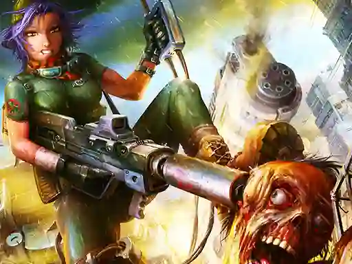 שפּיל Zombie terror אָנליין