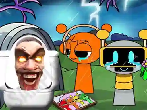 שפּיל Sprunki Castle Panic Skibidi Toilet אָנליין