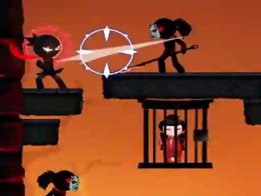 שפּיל Ninja Stickman Warrior אָנליין