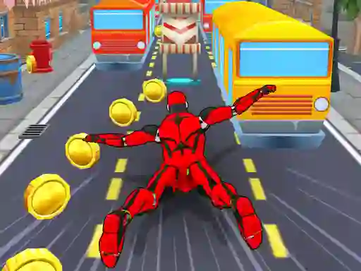 שפּיל Subway Run Superhero Robot אָנליין