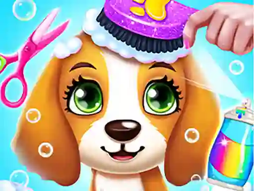 שפּיל Puppy Friends Pet Dog Salon אָנליין