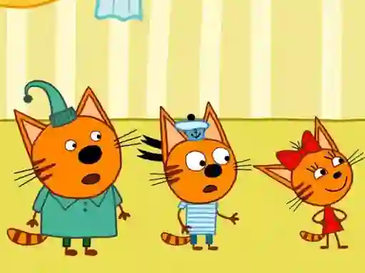 שפּיל Three Сats Jigsaw Puzzle Collection אָנליין