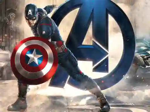 שפּיל Captain American Jigsaw Puzzle אָנליין