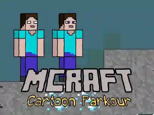 שפּיל Mcraft Cartoon Parkour אָנליין