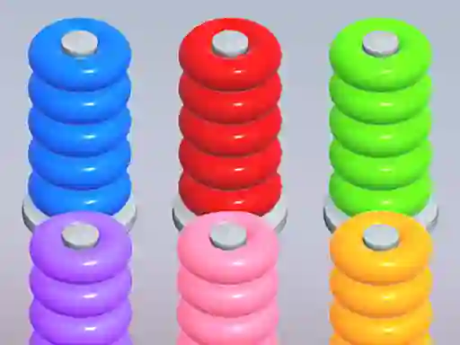 שפּיל Color Ring Sort אָנליין