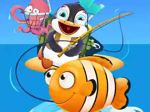 שפּיל Baby Penguin Fishing אָנליין