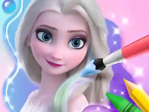 שפּיל Coloring Book For Elsa אָנליין