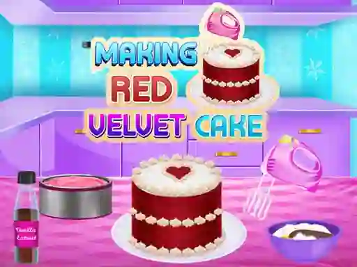 שפּיל Making Red Velvet Cake אָנליין