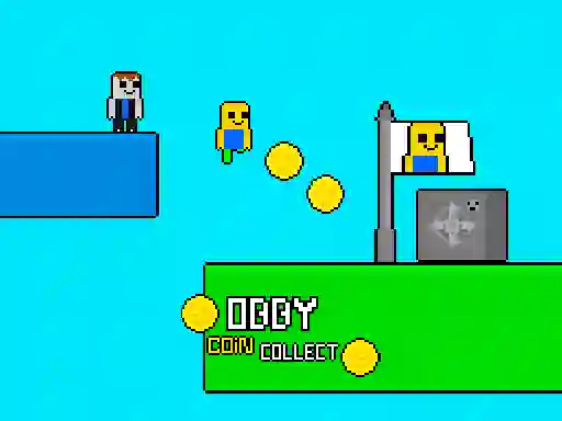 שפּיל Obby vs Bacon Rainbow Parkour אָנליין