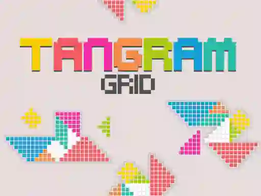 שפּיל Tangram Grid אָנליין