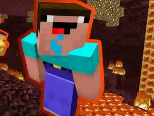 שפּיל Noob Parkour: Nether אָנליין