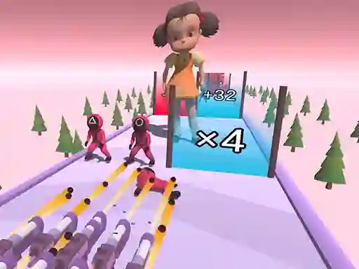 שפּיל Squid Game Gun Fest אָנליין