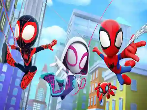 שפּיל Spidey and his Amazing Friends Swing Into Action! אָנליין
