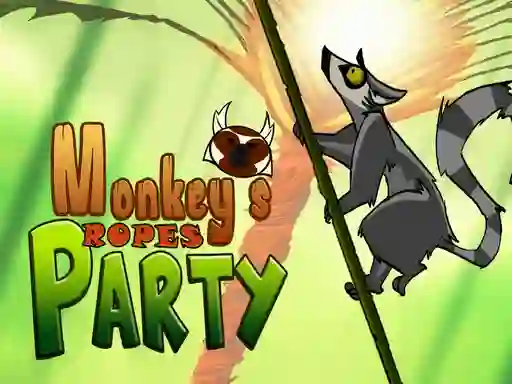 שפּיל Monkey's ropes party אָנליין