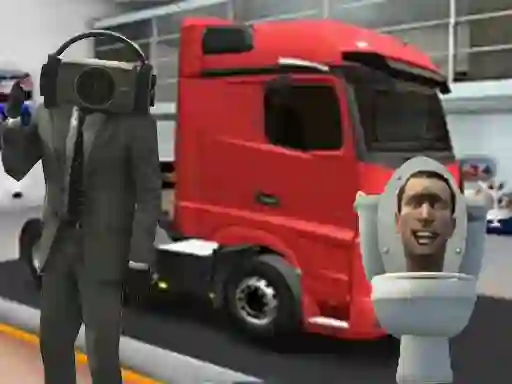 שפּיל Truck Simulator Skibidi Toilet אָנליין