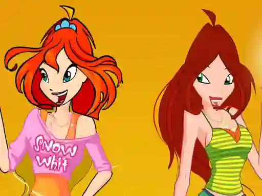 שפּיל Bloom and Flora Dress Up אָנליין