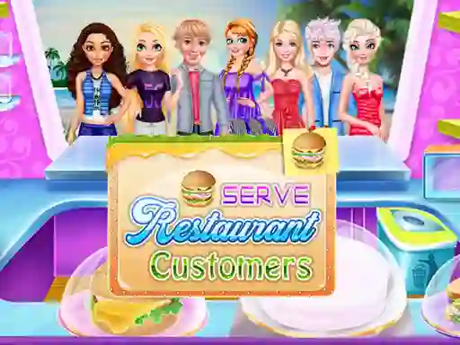 שפּיל Serve Restaurant Customers אָנליין