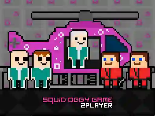 שפּיל Squid Obby Game 2Player אָנליין