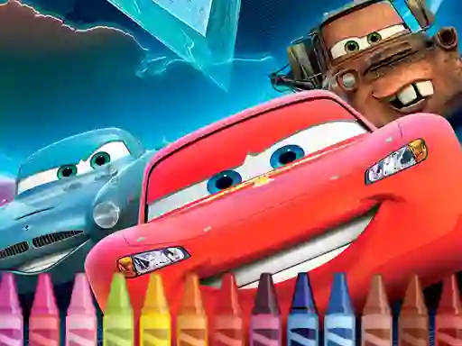 שפּיל McQueen Coloring אָנליין