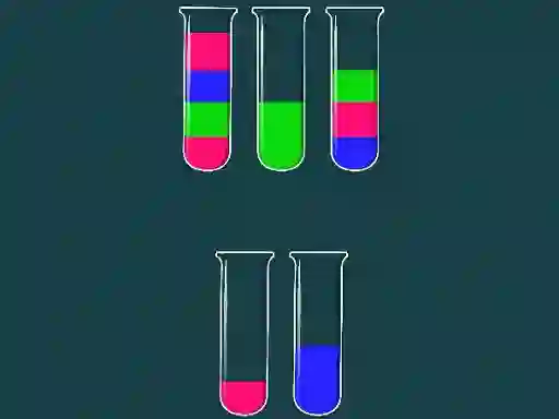 שפּיל Water Sorting Color in the bottle אָנליין